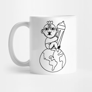 baby rules the world Mug